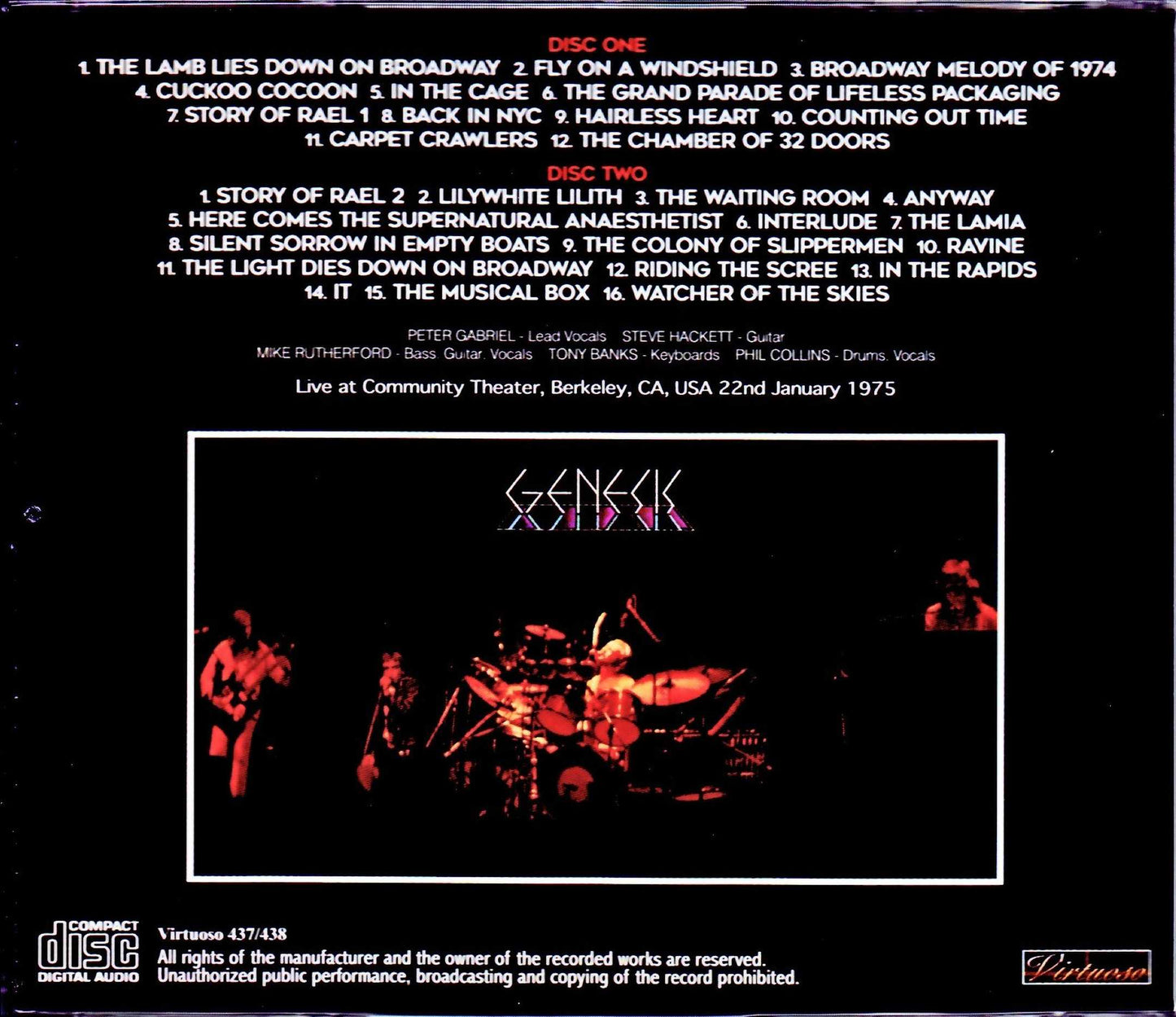 Genesis/CA, USA 1.22.1975