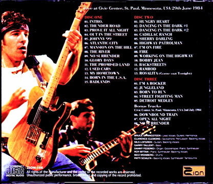 Bruce Springsteen/MN,USA 6.29.1984 & more