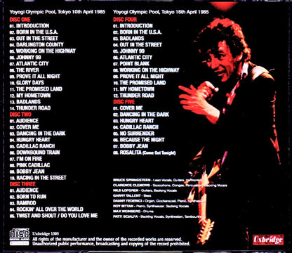 Bruce Springsteen/Tokyo,Japan 1985 2Days New Source