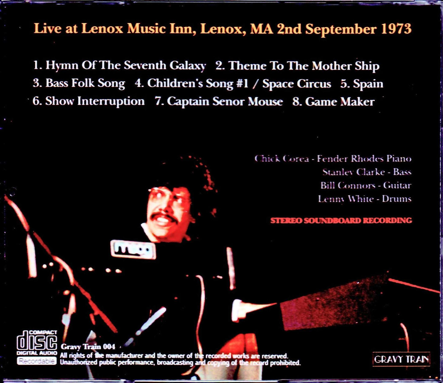 Return to Forever/MA,USA 1973