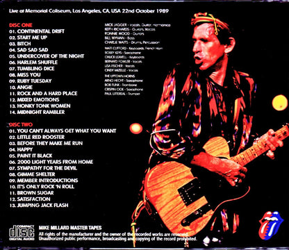 Rolling Stones/CA,USA 10.22.1989 Remastered