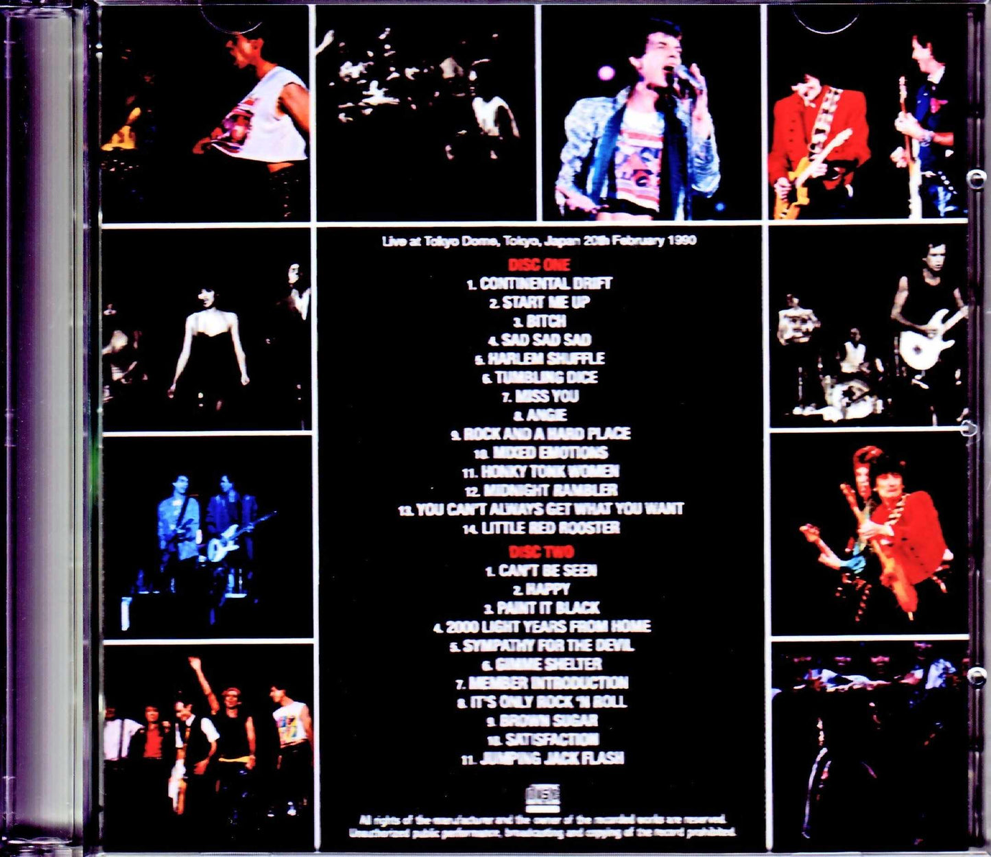 Rolling Stones/Tokyo,Japan 2.20.1990