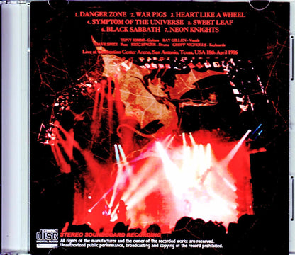 Black Sabbath/TX, USA 1986