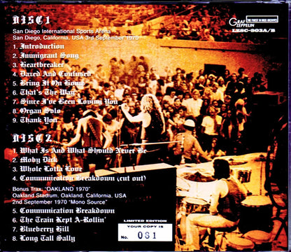 Led Zeppelin/CA,USA 9.3.1970 & more