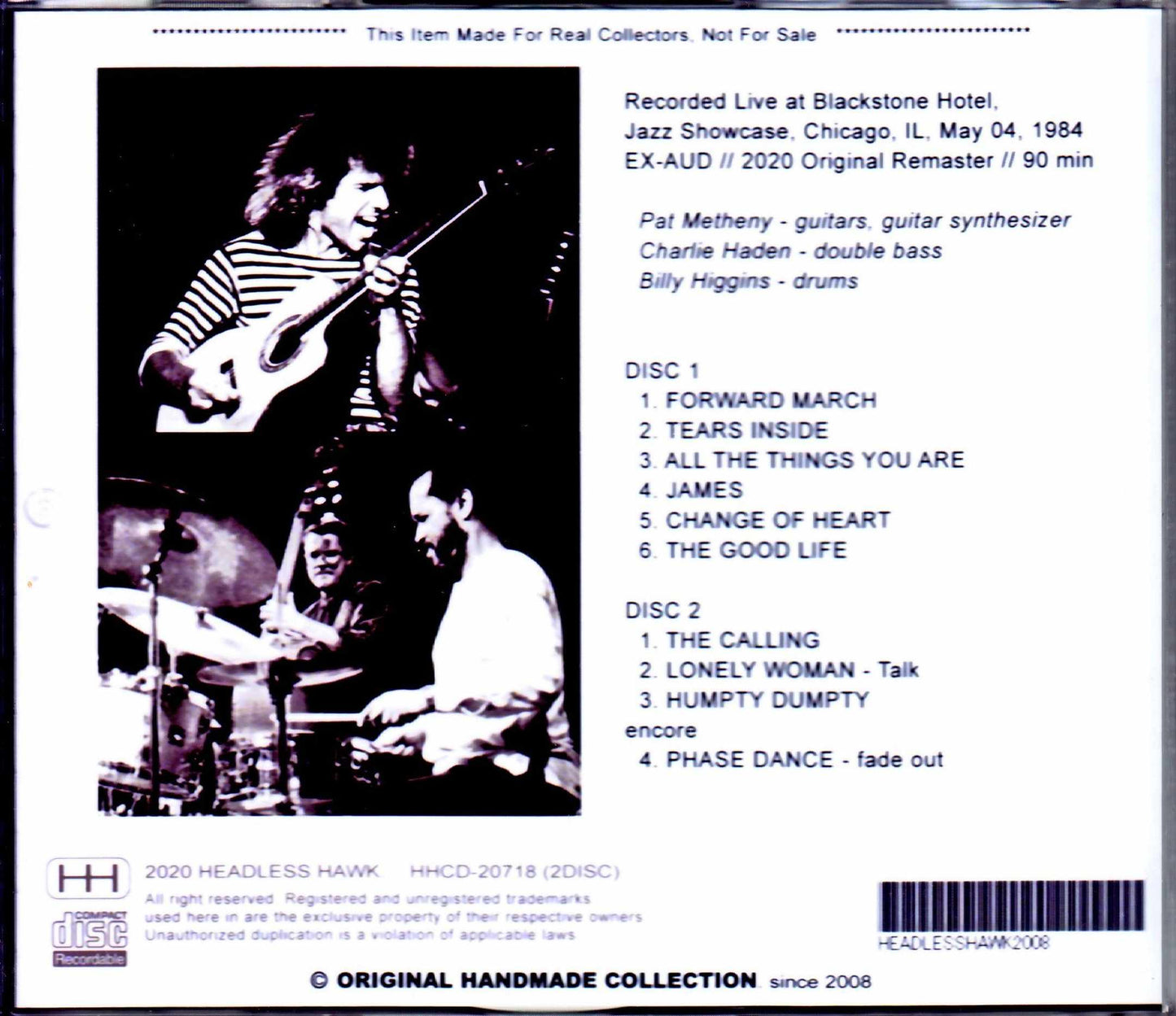 Pat Metheny Trio/IL,USA 1984