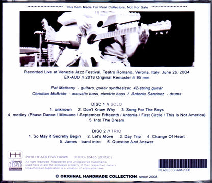 Pat Metheny Trio/Italy 2004