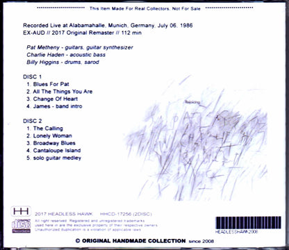 Pat Metheny Trio/Germany 1986