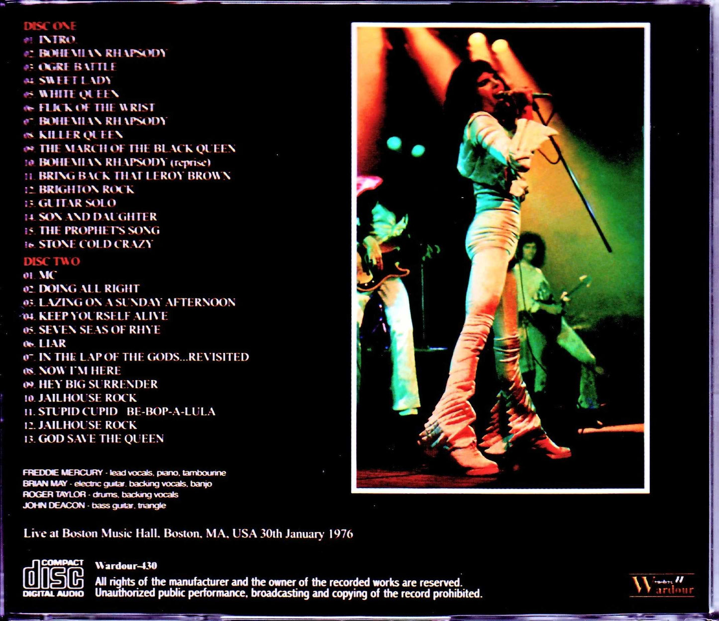 Queen/MA,USA 1976 Upgrade