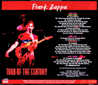 Frank Zappa/CO,USA 1984 2Shows