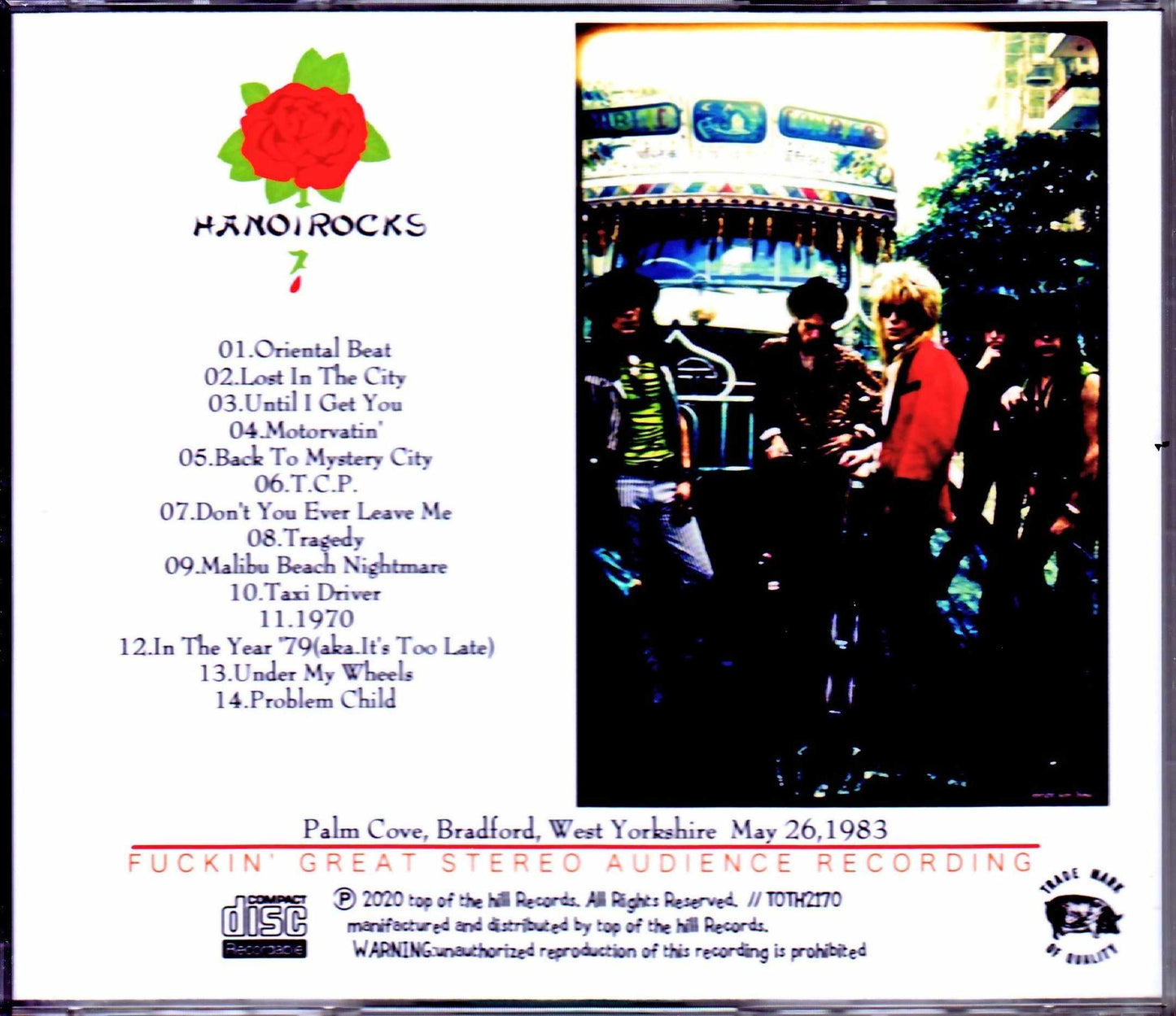 Hanoi Rocks/England,UK 1983