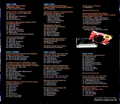 Oasis/Everything the Band Recorded Between 1988-1993