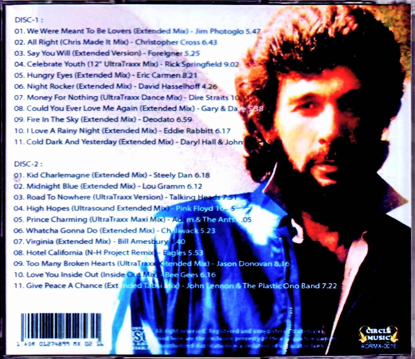 Various Artists Eagles, Steely Dan, Rick Springfield, Bee Gees, Pink Floyd, John Lennon/Male Artists Rare 12" & Dance Mixes Vol.16