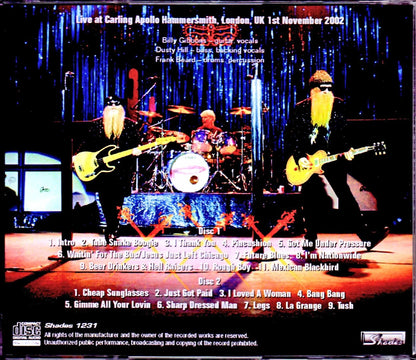 ZZ Top/London,UK 2002