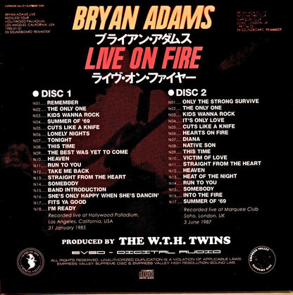 Bryan Adams/CA, USA 1985 & more