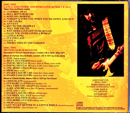 Derek and the Dominos/Layla UK MIx Multitrack Master