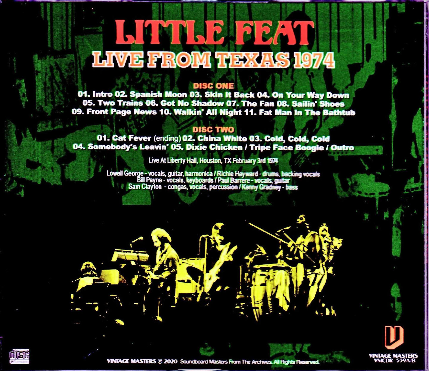 Little Feat/TX,USA 1974