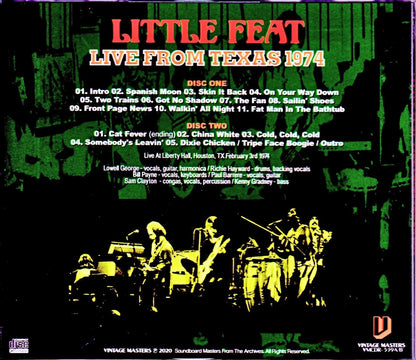 Little Feat/TX,USA 1974