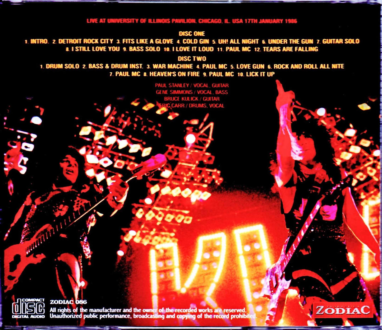 Kiss/IL, USA 1986