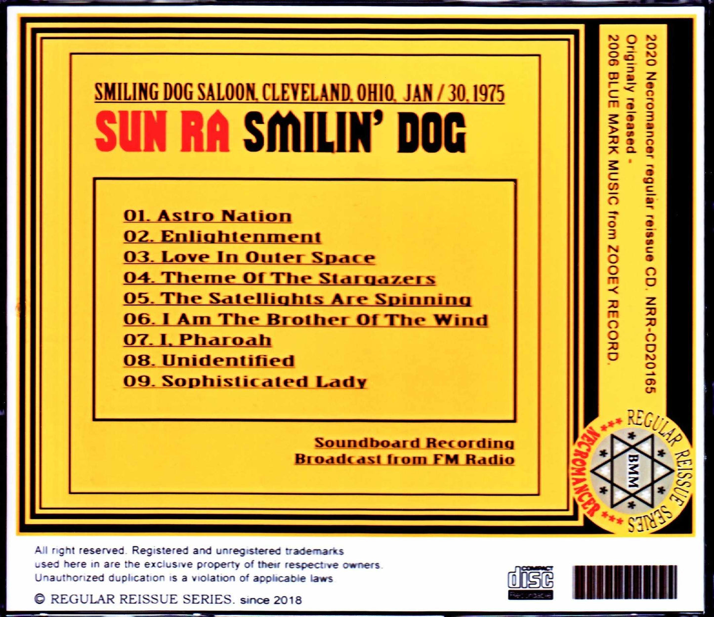 Sun Ra/OH, USA 1975