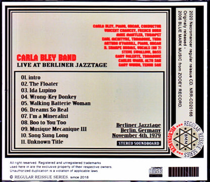 Carla Bley Band/Germany 1979