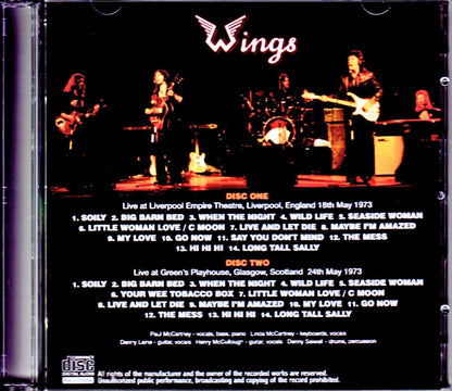 Paul McCartney,Wings/England,UK 1973 & more
