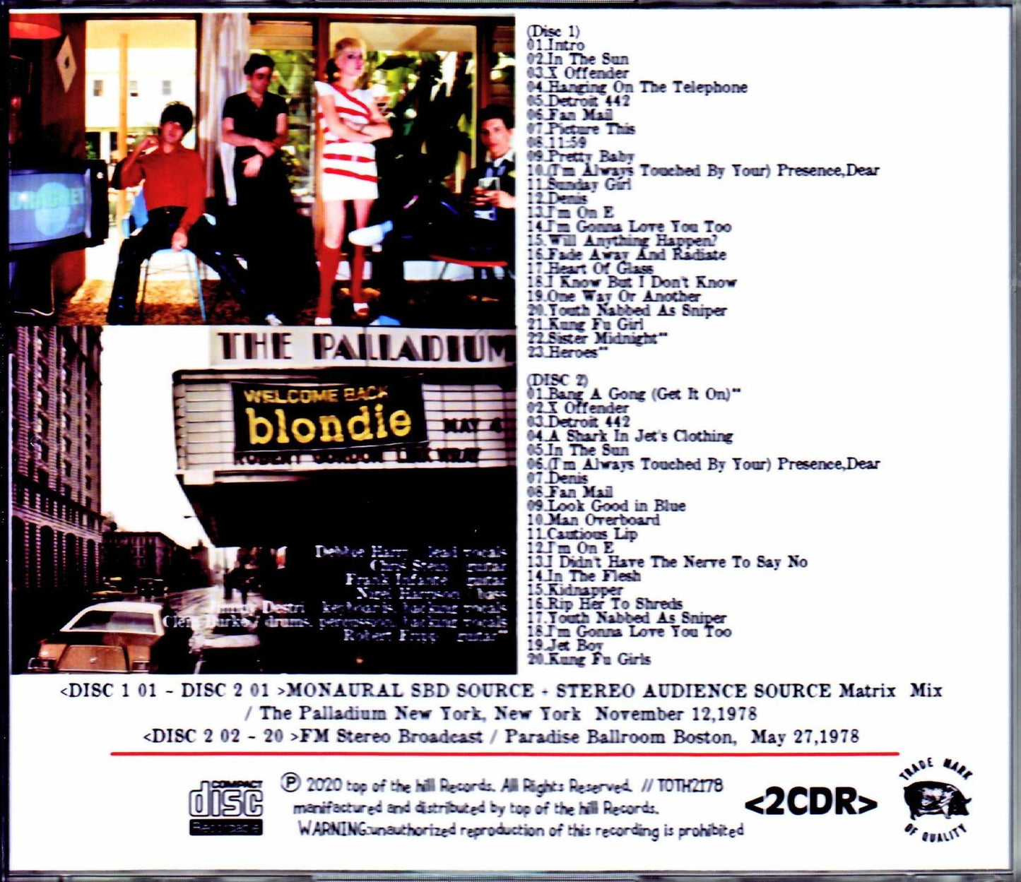 Blondie/NY,USA 1978 & more Remastered