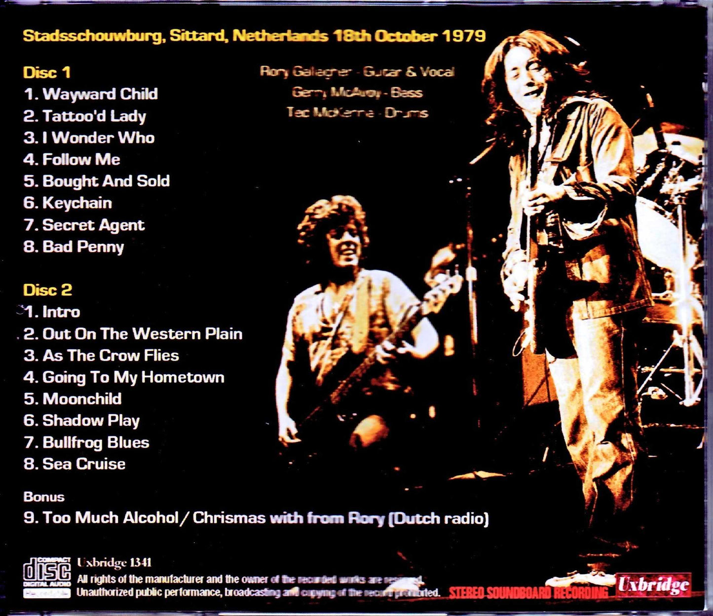 Rory Gallagher/Netherlands 1979