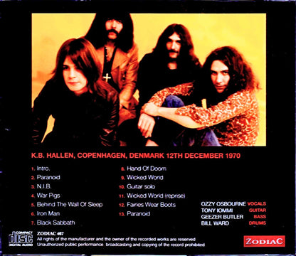 Black Sabbath/Denmark 1970