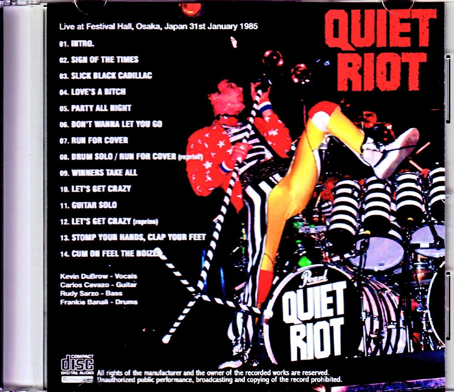 Quiet Riot/Osaka, Japan 1985
