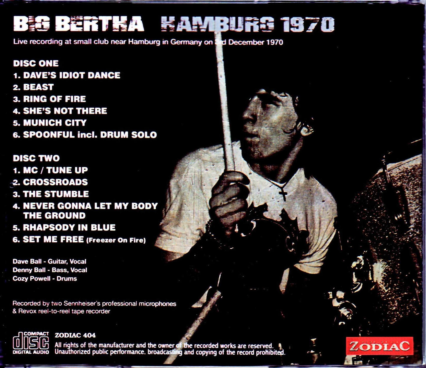 Big Bertha,Cozy Powell/Germany 1970 Upgrade