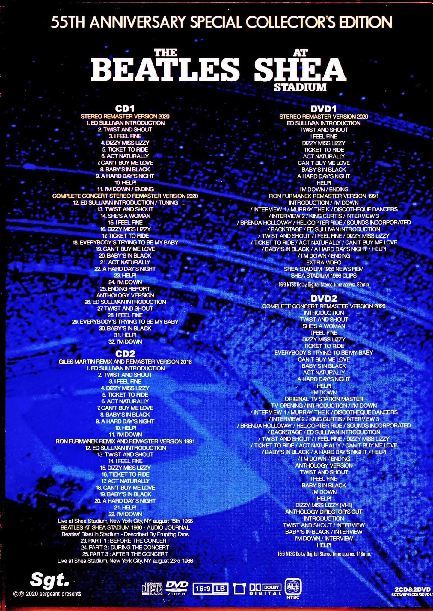 Beatles/Share Stadium 55th Anniversary Special Collector's Edition