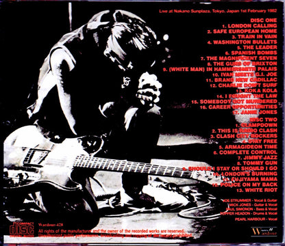 Clash/Tokyo,Japan 2.1.1982