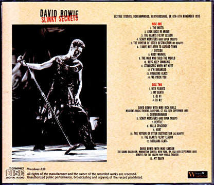 David Bowie/UK 1995 Outside Tour Rehearsals Tapes Upgrade