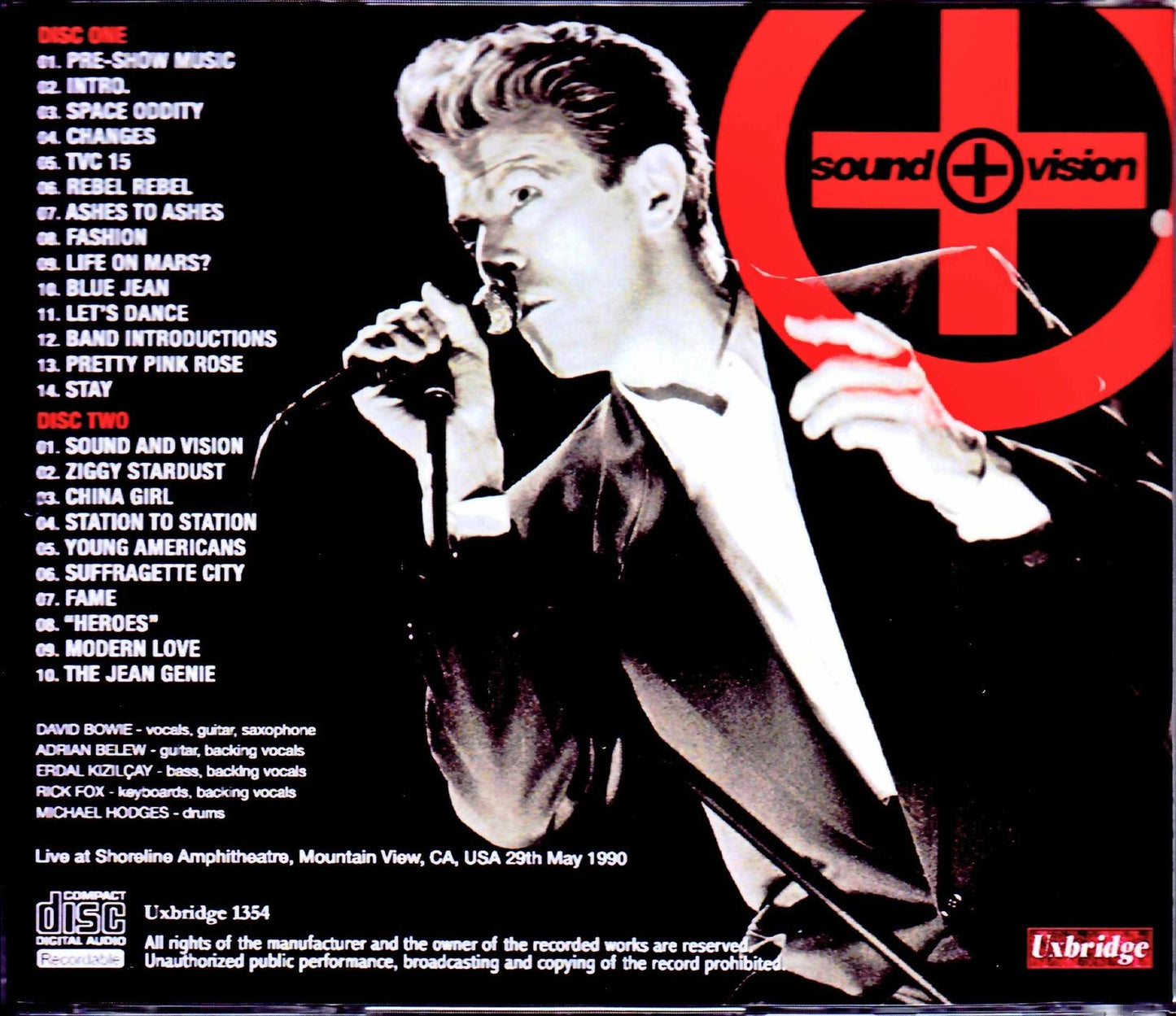David Bowie/CA, USA 1990
