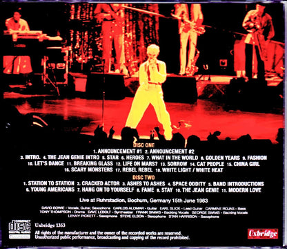 David Bowie/Germany 1983