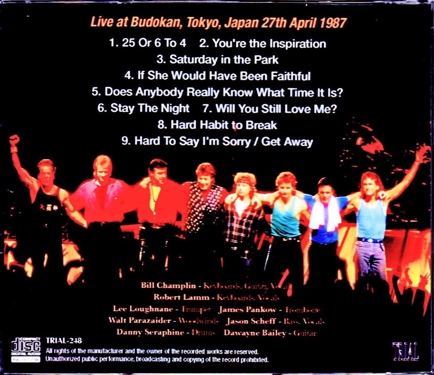 Chicago/Tokyo,Japan 4.27.1987
