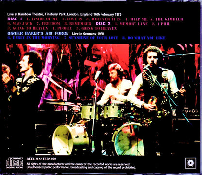 Baker Gurvitz Army Ginger Baker/London,UK 1975 & more