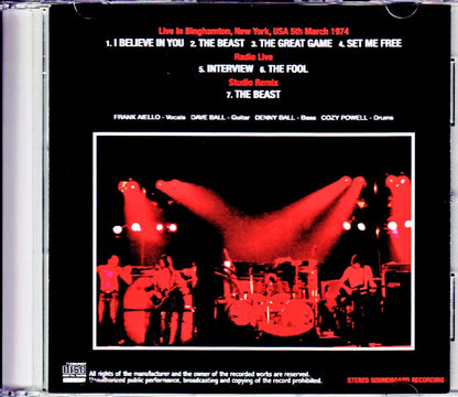 Bedlam,Cozy Powell/NY,USA 1974 & more