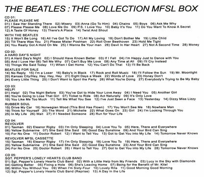 Beatles/Mobile Fidelity Sound Lab High Quality Collection