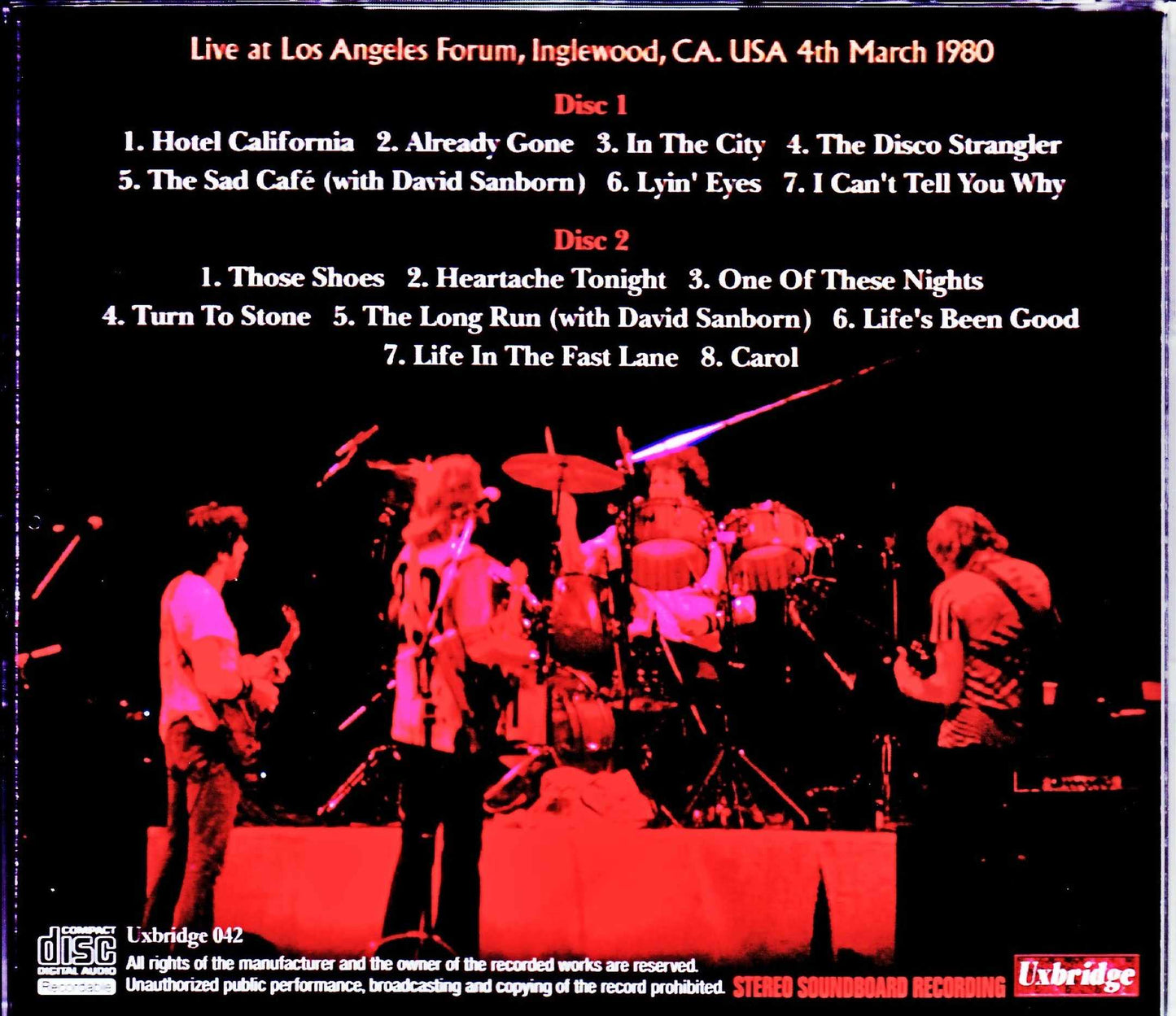 Eagles/CA,USA 3.4.1980