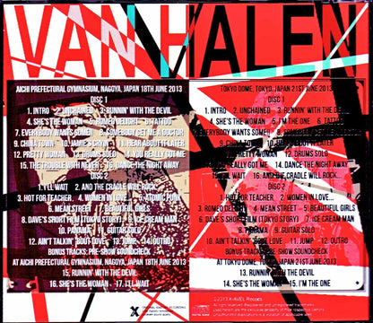 Van Halen/Aichi Prefectural Gymnasium Performance etc. 2013 Complete Edition 24bit Digital Remaster