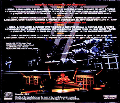 Van Halen/CT, USA 2012 & more