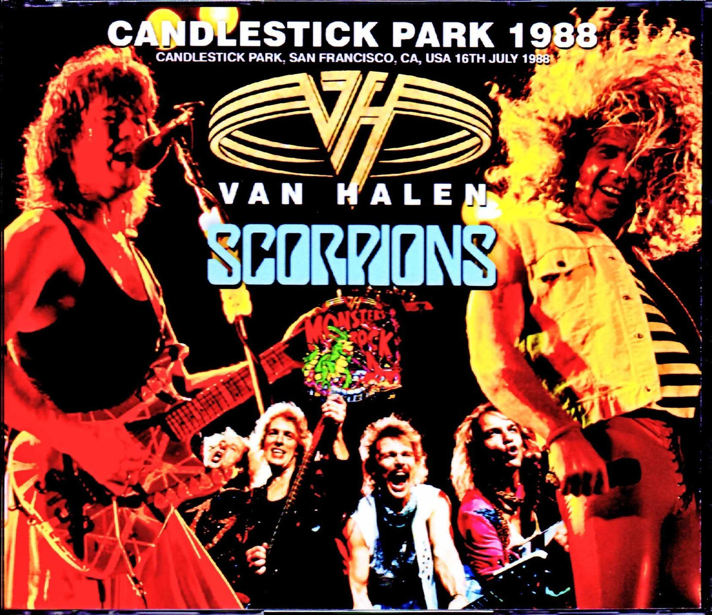 Van Halen,Scorpions/CA,USA 1988
