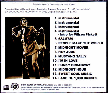 Wilson Pickett & the Midnight Movers/Sweden 1969
