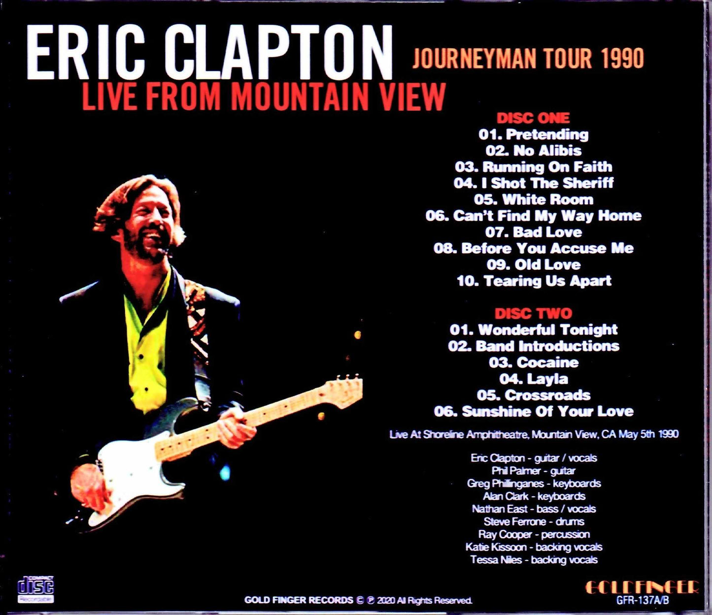Eric Clapton/CA, USA 1990