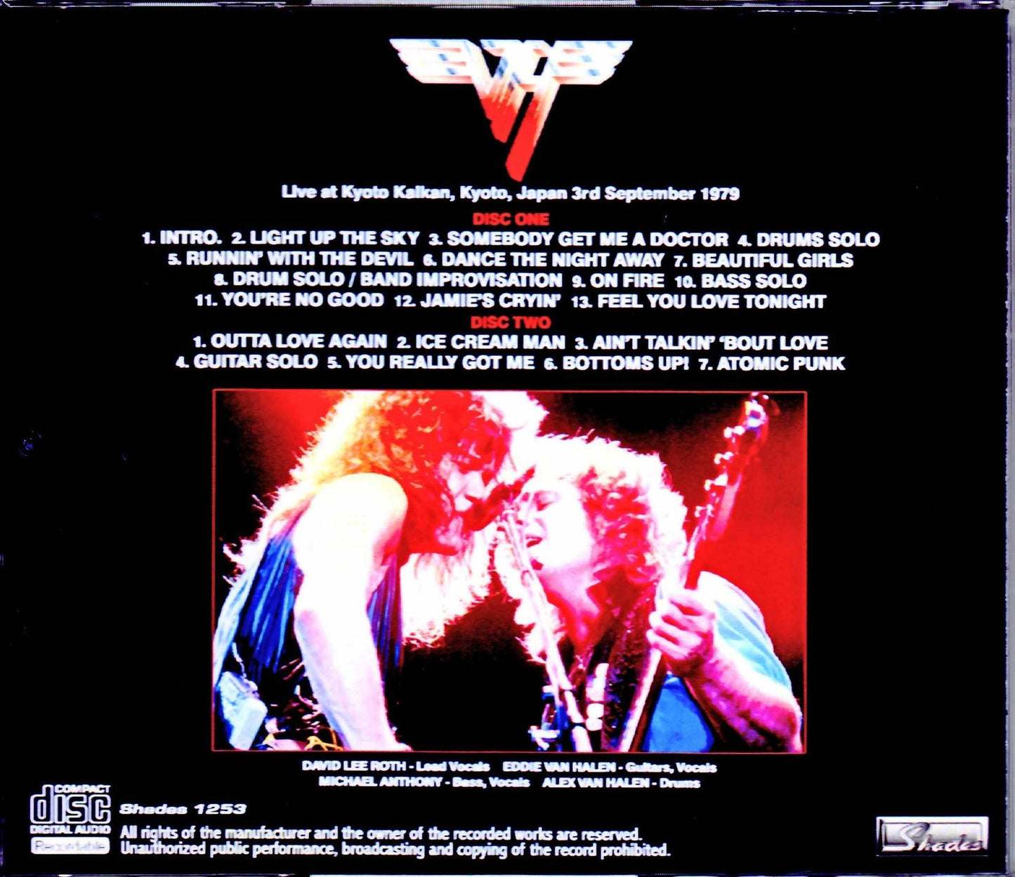Van Halen/Kyoto, Japan 1979