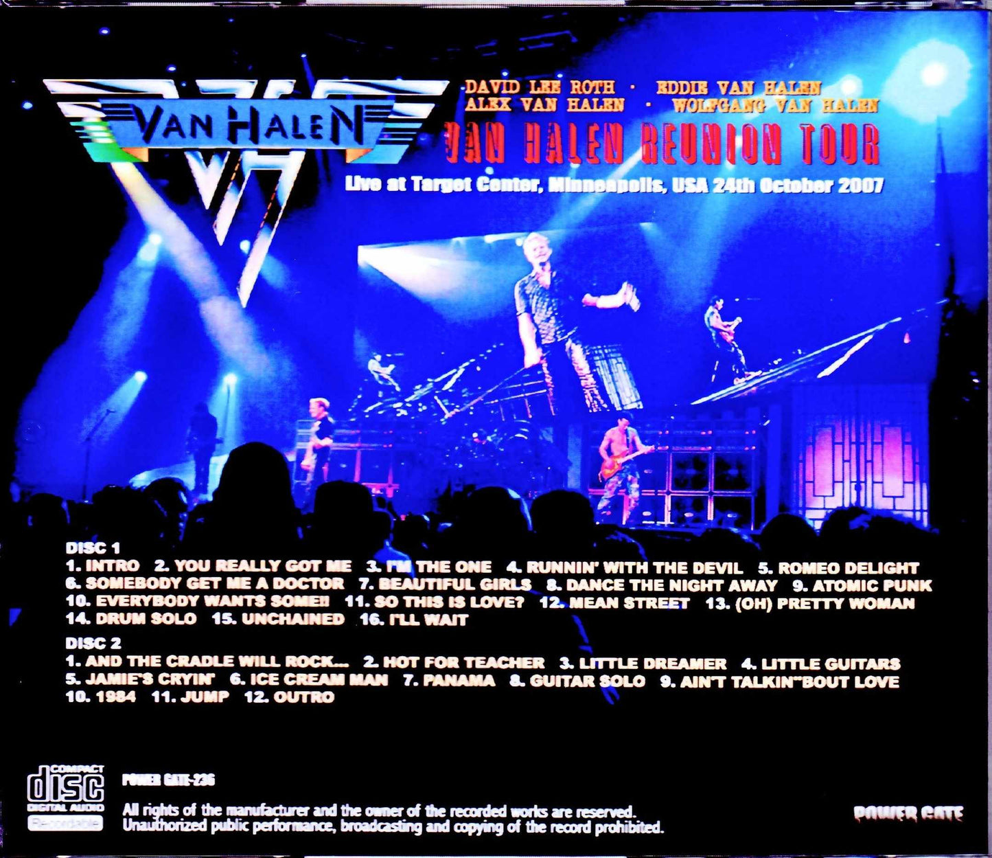 Van Halen/MN, USA 2007
