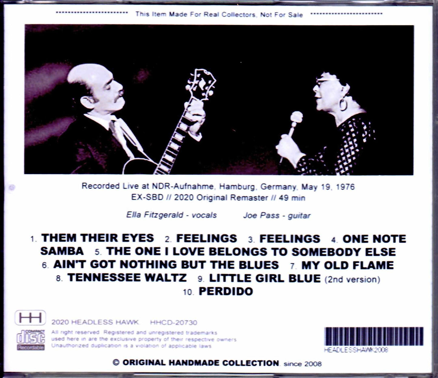 Ella Fitzgerald, Joe Pass/Germany 1976