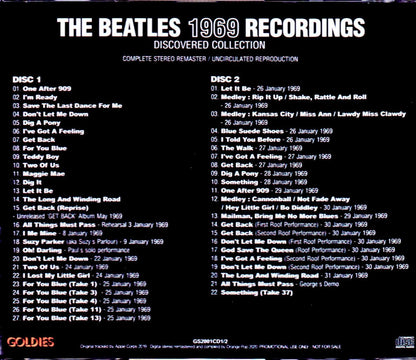 Beatles/1969 Recordings Discovered Collection