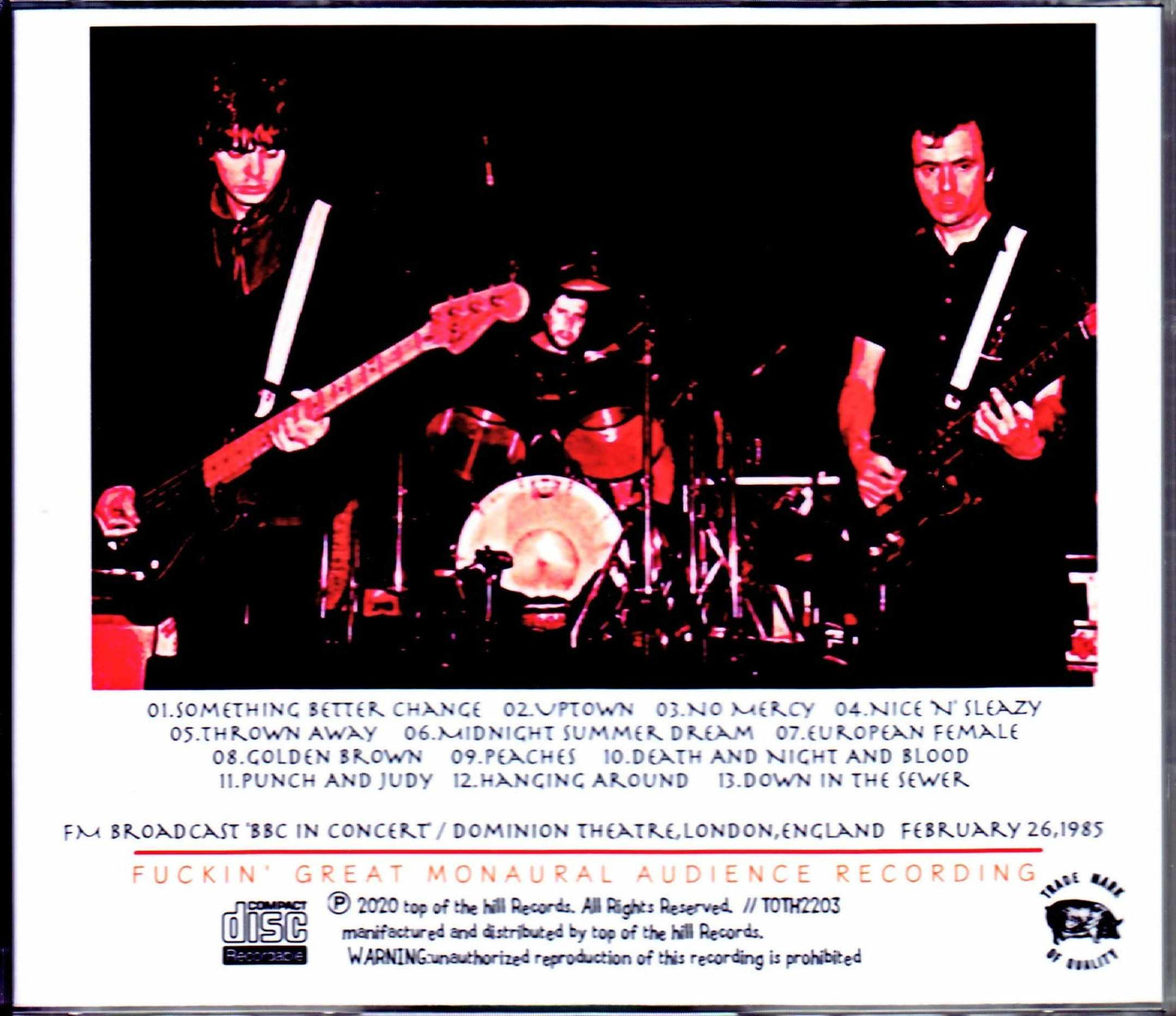 Stranglers/London,UK 1985